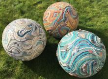 3D mosaic art spheres